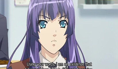 The guy rescued the anime hottie and took advantage of her wet pussy