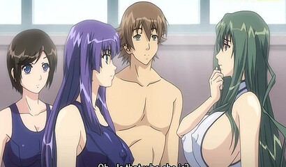 The guy rescued the anime hottie and took advantage of her wet pussy