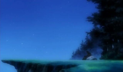 Romantic sex in the woods with charming hentai cartoon heroine