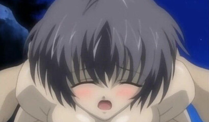 Romantic sex in the woods with charming hentai cartoon heroine