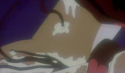 A monster with tentacles publicly fucks a poor girl in all her holes