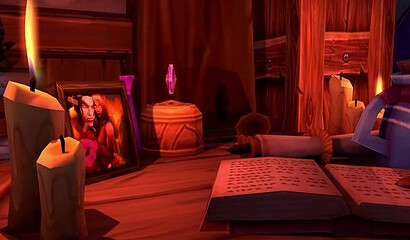 A huge orc fucks a beautiful elf girl from the game Warcraft with a big cock