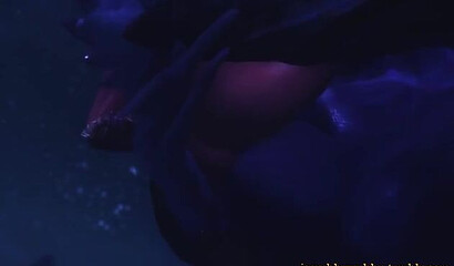 Huge forest monster stretches redheaded girl's pussy with his big cock