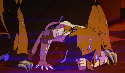 The devil kidnapped and raped the Ghostbusters girl with a huge dick.