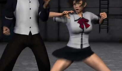 Sexy kung fu: fighting girls fuck in hentai porn cartoon