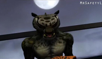 Master tigress fucks Tai Lung in a cartoon porn parody of "Kung Fu Panda."