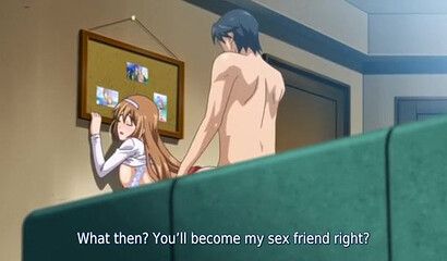 Cute anime chick cheats on her husband with a coworker