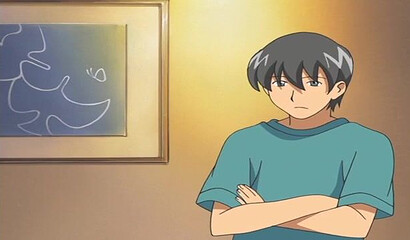 Busty mom and daughter have sex with a young guy in a hentai cartoon