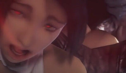 Horrible demon fucks girl with big horse cock in 3D porn