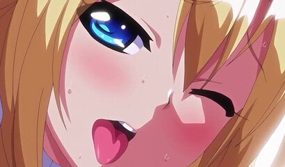 Hentai schoolgirls with big tits fill their pussies with male cum