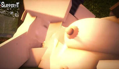 Heroes of famous computer games have lesbian sex in XXX selection