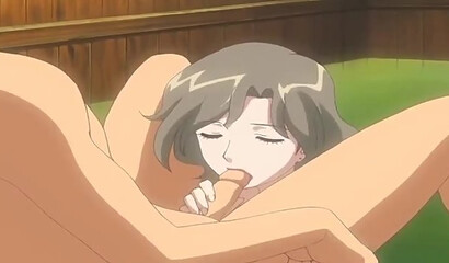 Busty stepmother sucks cock and fucks stepson in hentai cartoon