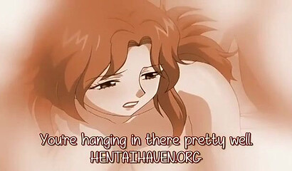 Busty stepmother sucks cock and fucks stepson in hentai cartoon