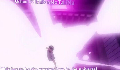 Girl monsters conjure up an anime porn cartoon character's dick