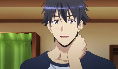 Girl monsters conjure up an anime porn cartoon character's dick