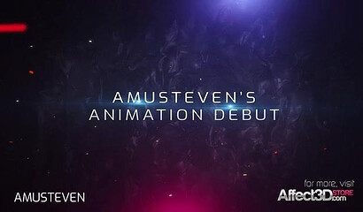 An ancient monster fucks Lara Croft from Tomb Raider in an abandoned tomb