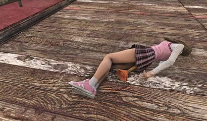 Man fucks young schoolgirl from Fallout 4 at school