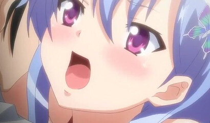 Stepbrother cum on beautiful stepsister's face in hentai cartoon