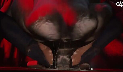 The Regenerador monster from Resident Evil fucks Claire Redfield hard.