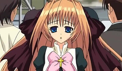 Anime girls with futanari dicks give pleasure to each other