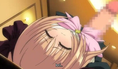 A classmate fucked an anime schoolgirl with a futanari dick in the ass