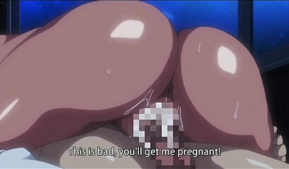 Fat man fucks young sluts in hentai porn cartoon