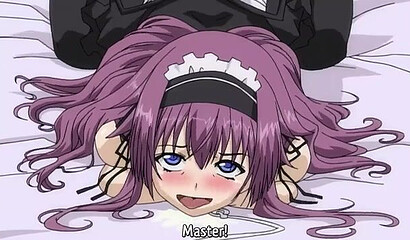 Anime guy tries BDSM and anal sex with his maid