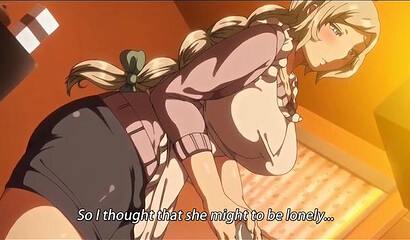 Anime guy Takashi enjoys incest with stepmother and stepsisters