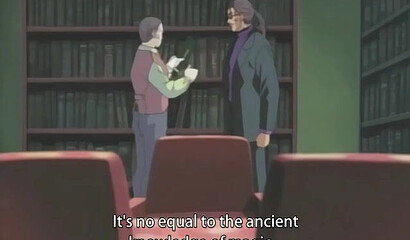 Mystery of the Necronomicon: Rich fat guy fucks cute anime girl at resort