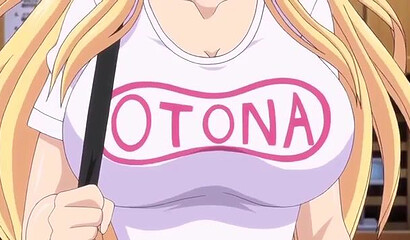 Anime porn hero Keiichi Oyamada satisfies cute blonde girl