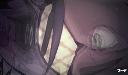 Horrible demoness spread her legs in front of young prince in anime porn cartoon