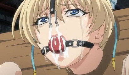 Beautiful hentai blondes participate in a gang bang with pigs and a horse