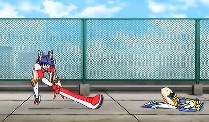 Hentai cartoon heroine fucks an alien horse with a big dick