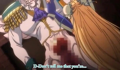 Hentai cartoon heroine fucks an alien horse with a big dick