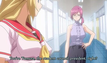 Excited students gang bang teacher in hentai cartoon