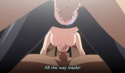 Hentai cartoon schoolgirl watches her friend get fucked in all her holes