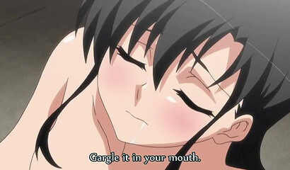 Hentai cartoon schoolgirl watches her friend get fucked in all her holes