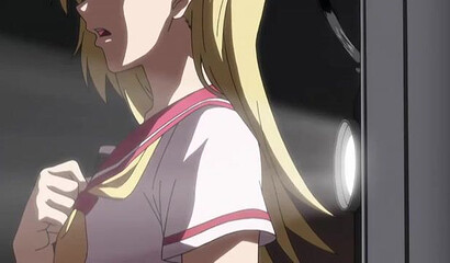 Hentai cartoon schoolgirl watches her friend get fucked in all her holes