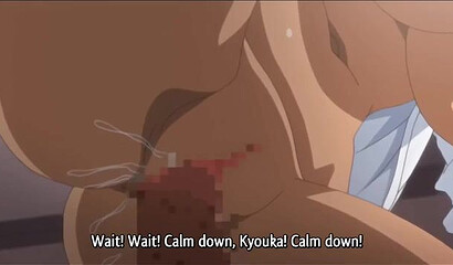 School friends have lesbian sex with strapon in XXX hentai