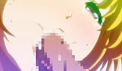 Hentai lesbian grew a futanari cock and fucked her girlfriend well