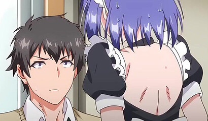 Role-playing hentai schoolgirls in the toilet with powerful orgasms in the finale