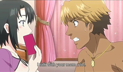 Tanned handsome Hitozuma fucks his girlfriend's busty mom