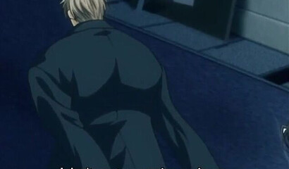 Gay hentai: a young boy submits to a gay criminal upperclassman