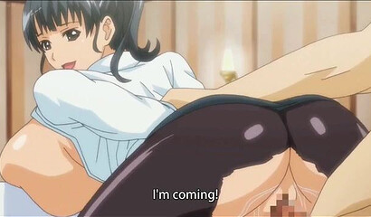 Sensitive hentai girls from the sex center fuck everyone in a row