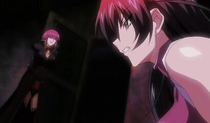 Kunoichi from the hentai cartoon is fucked hard by monster tentacles