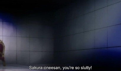 Kunoichi from the hentai cartoon is fucked hard by monster tentacles