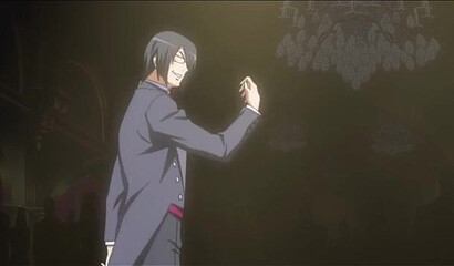 Monsters fuck sexy warrior Ingrid in front of a crowd of rich men