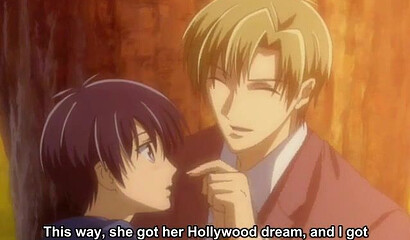 An anime gay student talked a freshman into anal sex