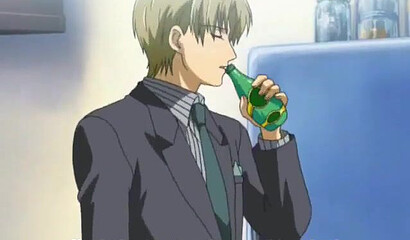 An anime gay student talked a freshman into anal sex