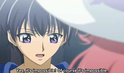 An anime gay student talked a freshman into anal sex